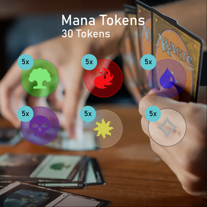 MTG Mana Tracker 36 Token Set – All Colors